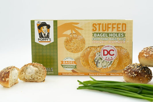 Poppy's Everything Stuffed Bagels - 6 / 10 oz box