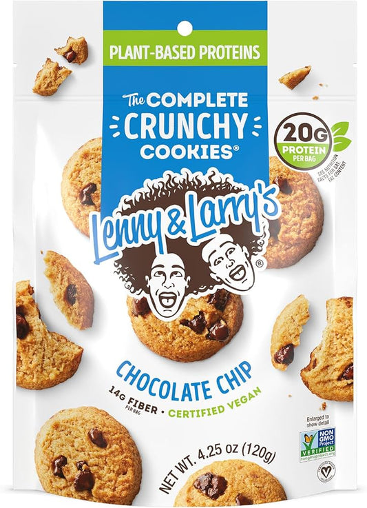 Lenny & Larry's The Complete Crunchy Chocolate Chip Cookies - 12 / 6 / 4 oz ea - D35546