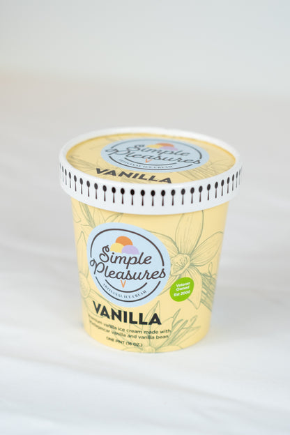 Simple Pleasures Ice Vanilla - 6 / 16 oz ctn