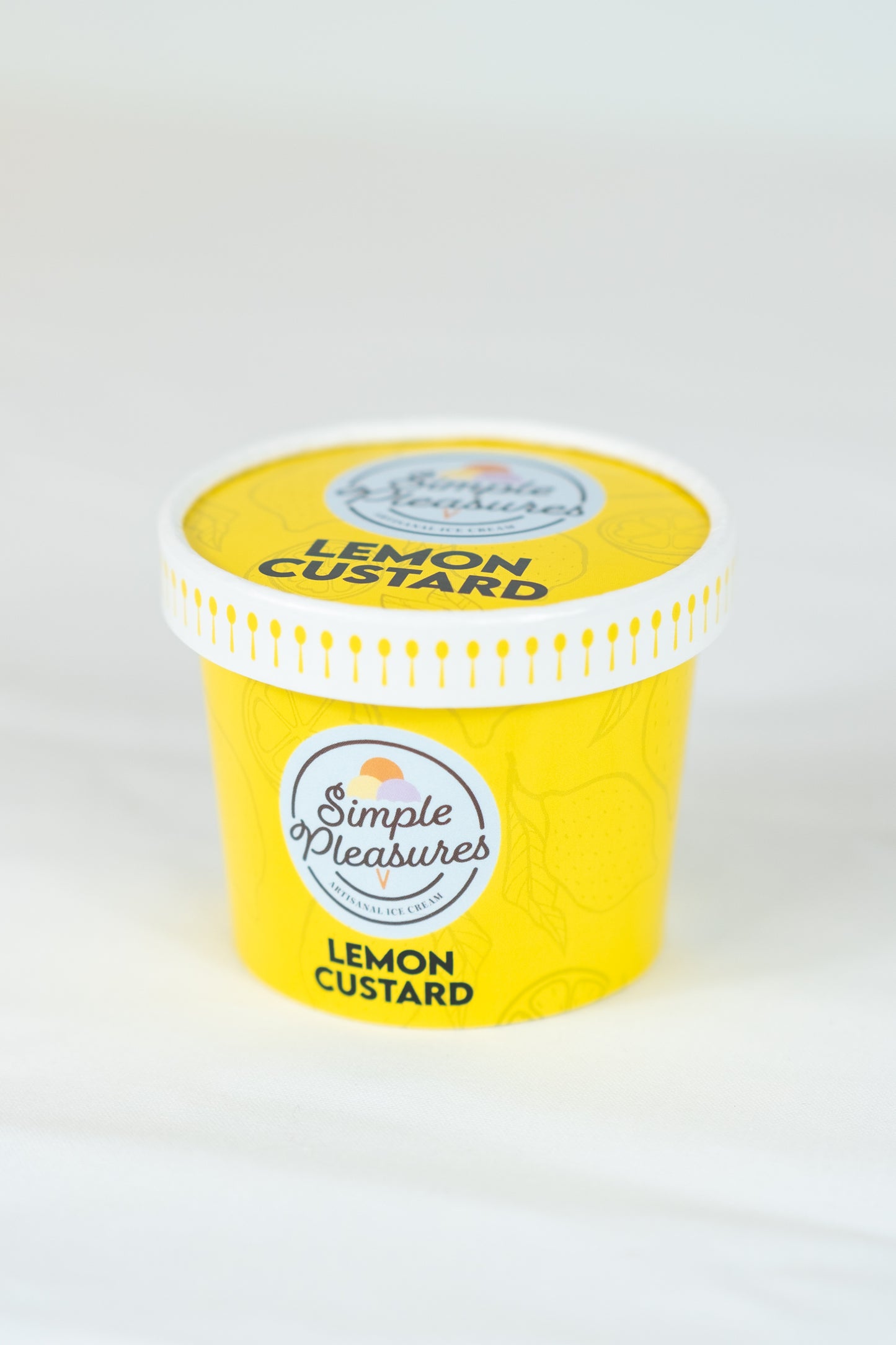 Simple Pleasures Ice Lemon Custard - 6 / 8 oz ctn