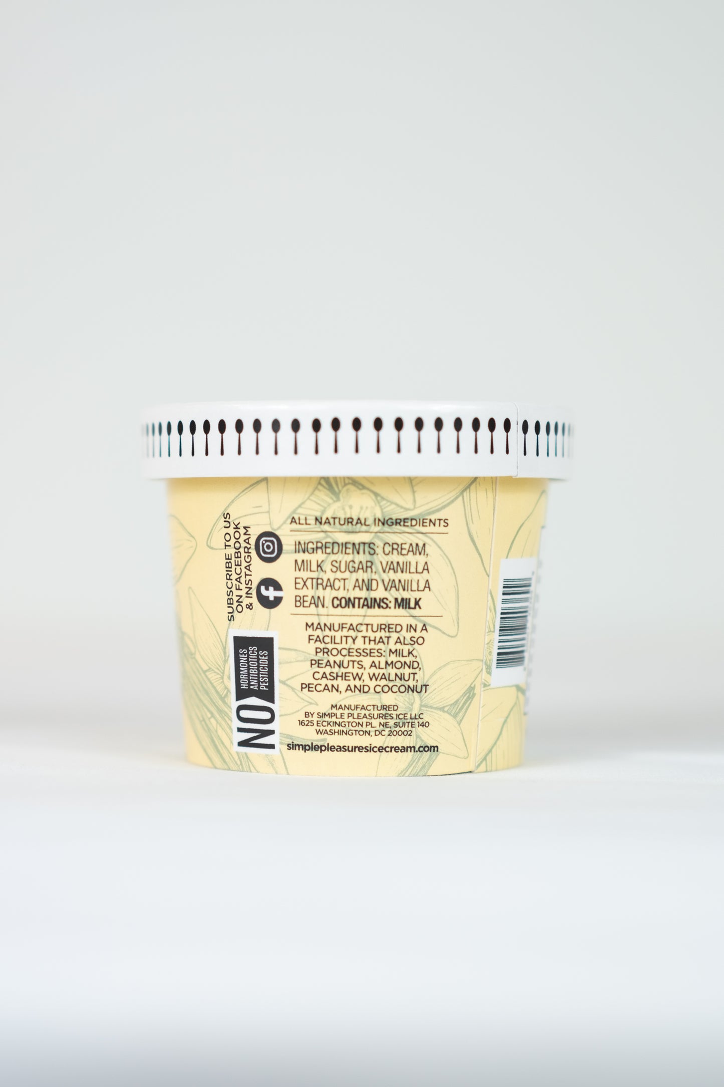 Simple Pleasures Ice Vanilla - 6 / 8 oz ctn