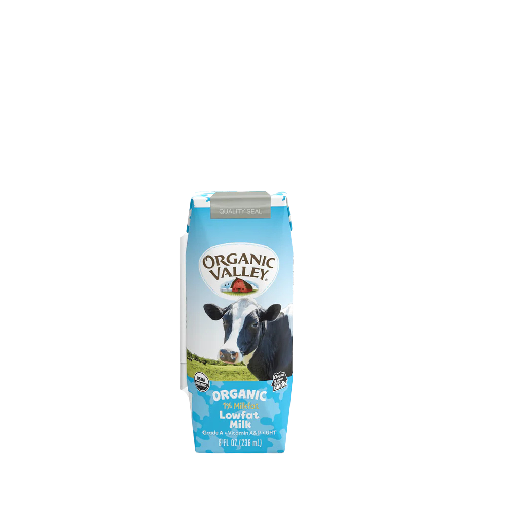 Organic Valley Single Serve Milk - 1 / 24 / 8 oz pouch - D02226