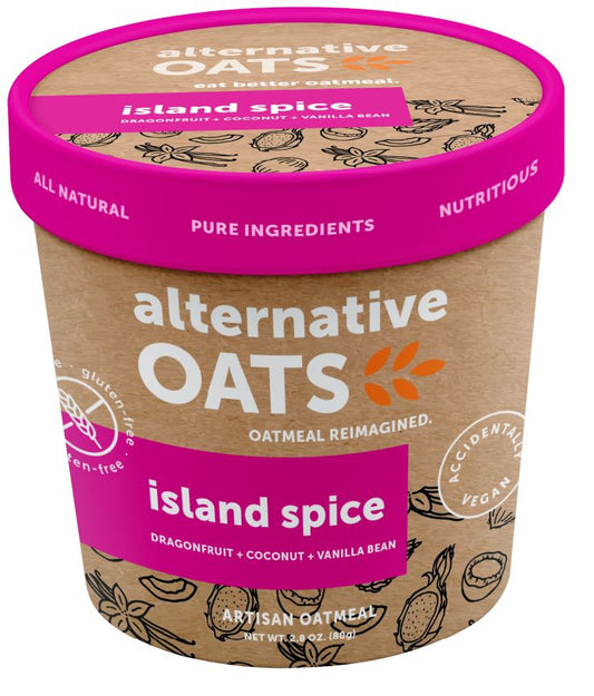 Alternative OATS - island spice oat cups - 12 / 2.82 oz ea