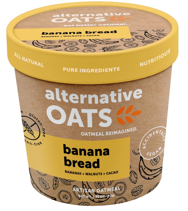 Alternative OATS - banana bread oat cups - 12 / 2.82 oz ea