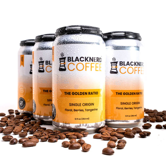 BlackNerd Snapchill Coffee - The Golden Ratio - 6 / 12 oz can