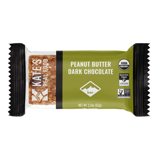 Kate's Real Food Organic Grizzly Bar; Peanut Butter Dark Chocolate - 1 / 12 / 2.2 oz bar - D01281