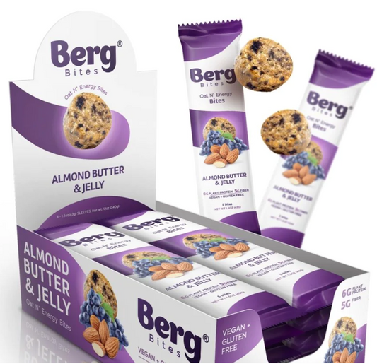 Berg Bites Almond Butter & Jelly - 8 / 1.5 oz bag