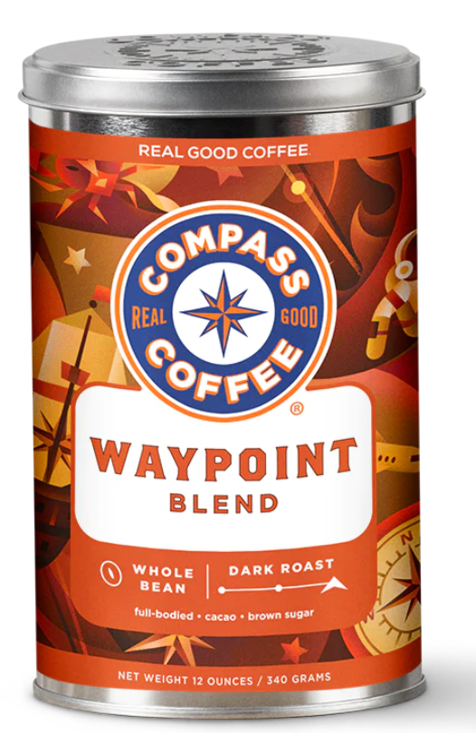 Compass Coffee Waypoint - 6 / 12 oz ctn