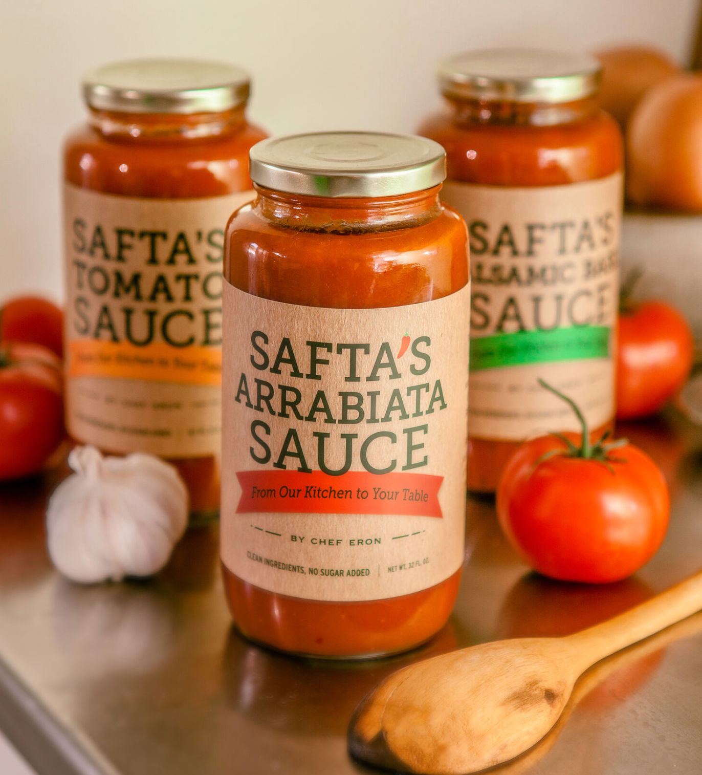 Cured & Crisp Safta's Arrabiata Sauce - 12 / 32 oz jar