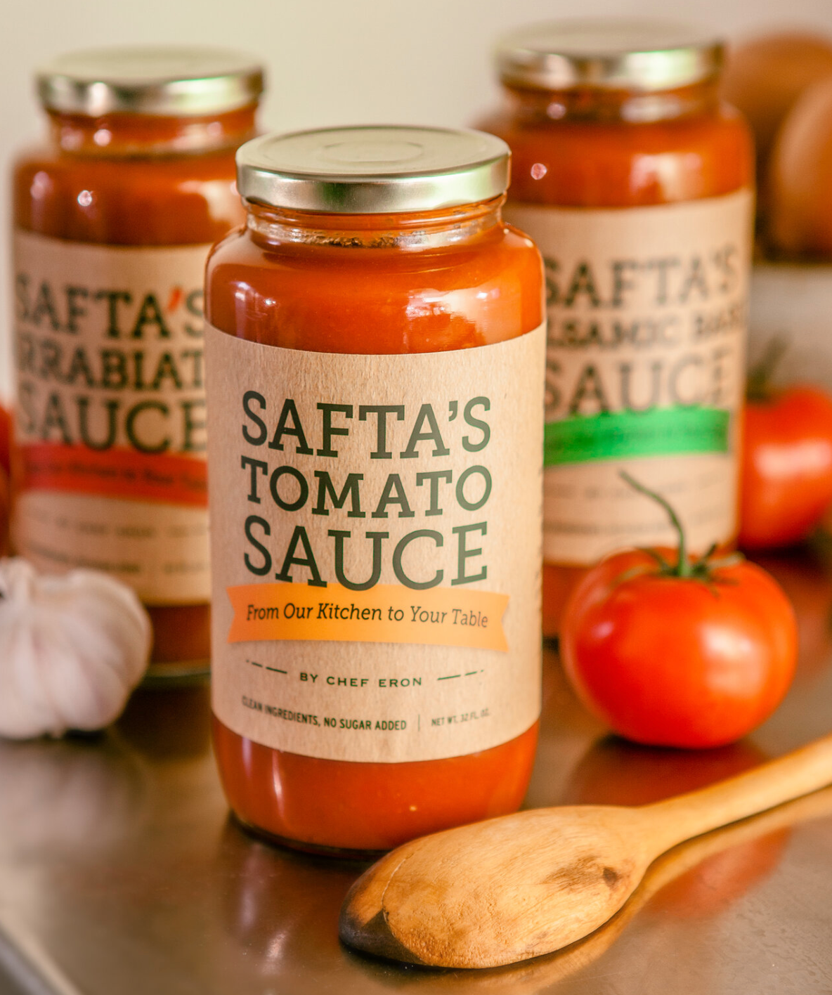 Cured & Crisp Safta's Tomato Sauce - 12 / 1 / 32 oz jar