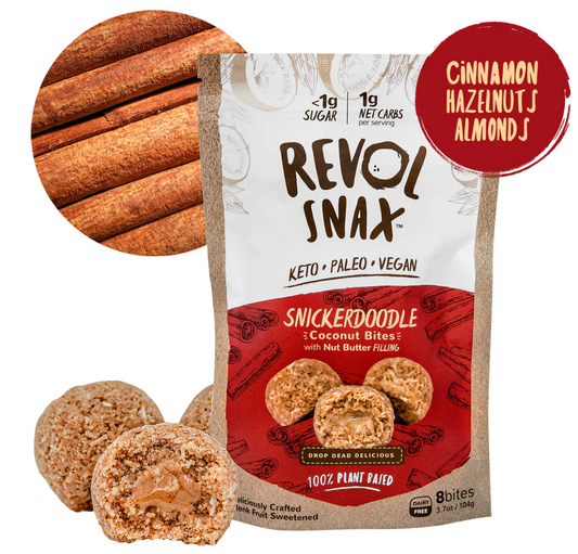 Revol Snax Bites, Snickerdoodle - 6 / 3.7 oz bag