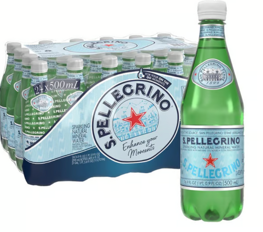 San Pellegrino Sparkling Mineral Water - 24 / 0.5 L btl