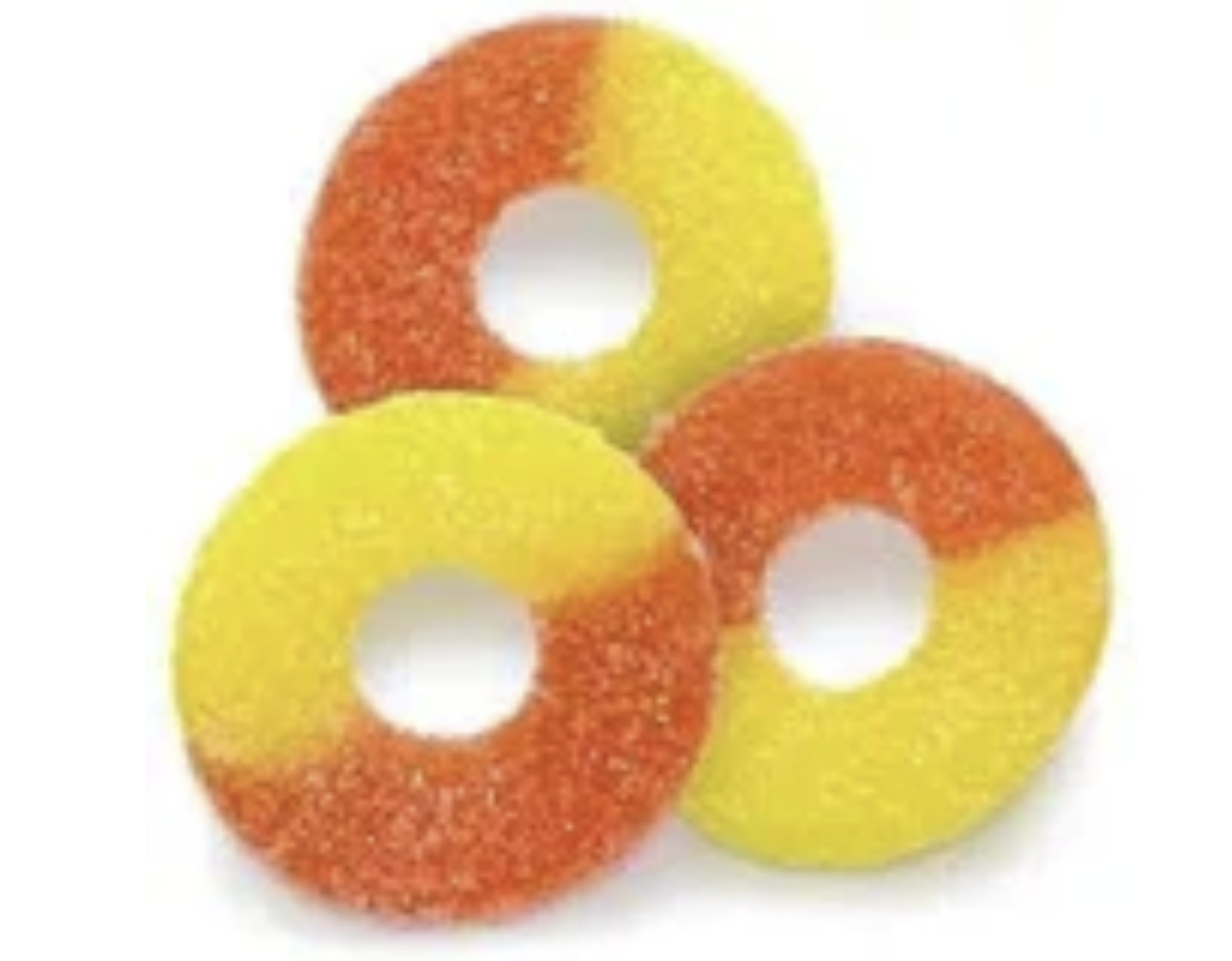 District Snacks Gummi Peach Rings - 1 / 1 / 1 ct ea