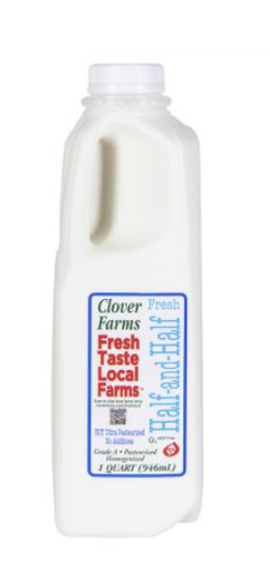 Clover Farms Half & Half - 1 / 1 / 1 qt btl