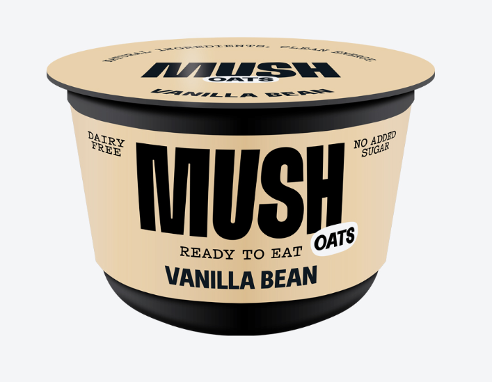 Mush Vanilla Overnight Oats Case - 1 / 8 / 5 oz ctn