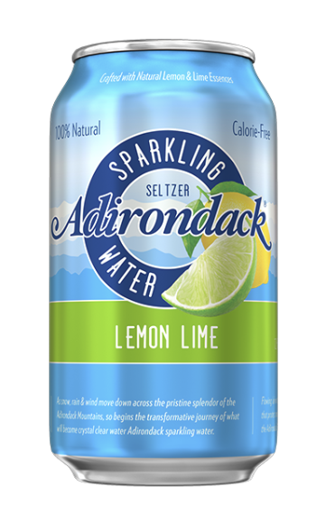 Adirondack Lemon Lime Sparkling Water - 24 / 12 oz btl