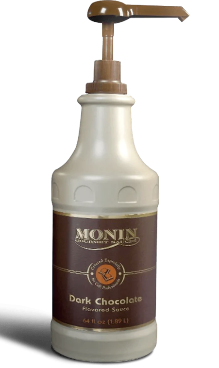 Monin Dark Chocolate Sauce - 4 / 64 oz btl