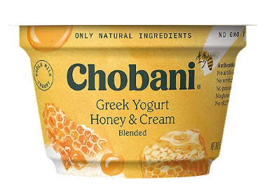 Chobani Honey And Cream Greek Yogurt - 1 / 12 / 5.3 oz ctn