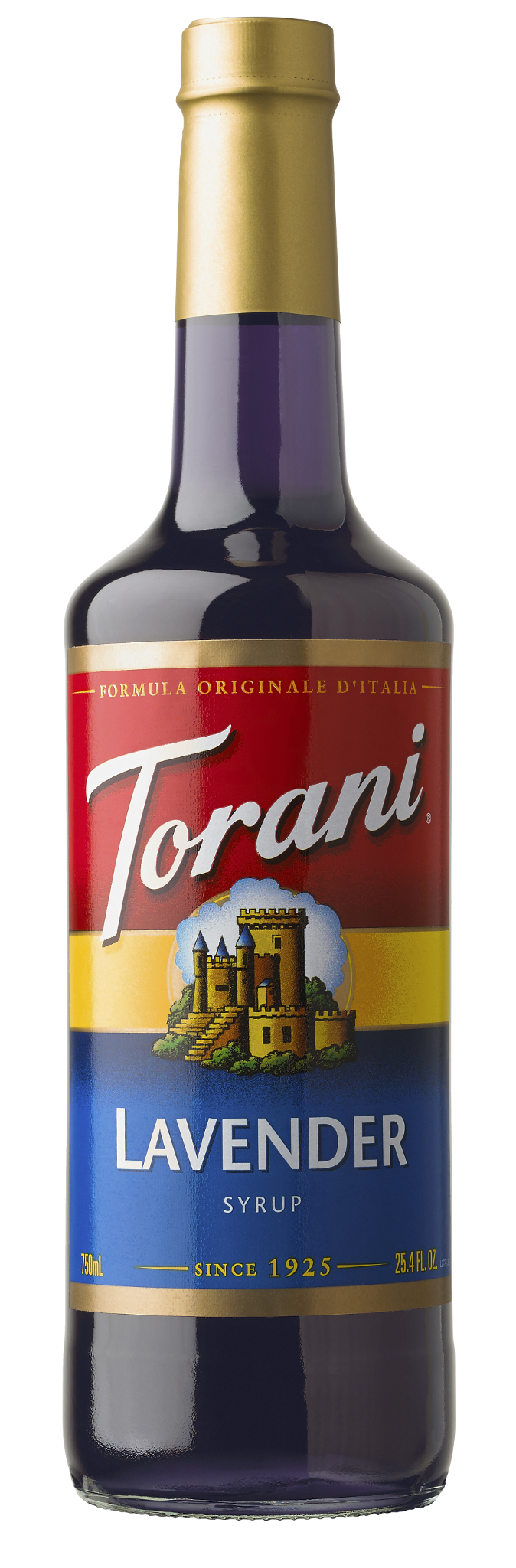 Torani Lavender Flavoring Syrup - 1 / 4 / 750 mL btl