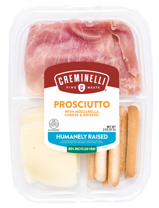 Creminelli Prosciutto Mozzarella & Grissini Snack Tray - 1 / 12 / 2 oz ea