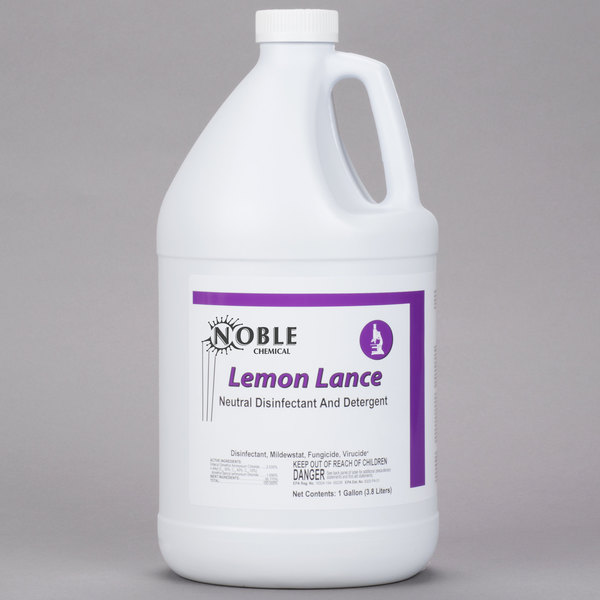 Noble Lemon Lance Disinfectant & Detergent Cleaner  - 1 / 4 / 1 gal btl