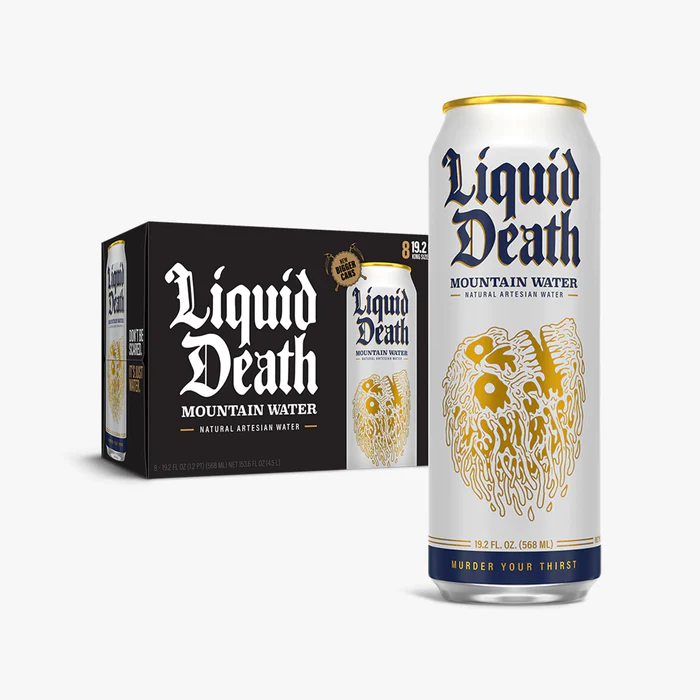 Liquid Death Mountain Water Still - 1 / 24 / 19.2 oz can