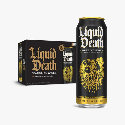 Liquid Death Mountain Water Sparkling - 1 / 24 / 19.2 oz can