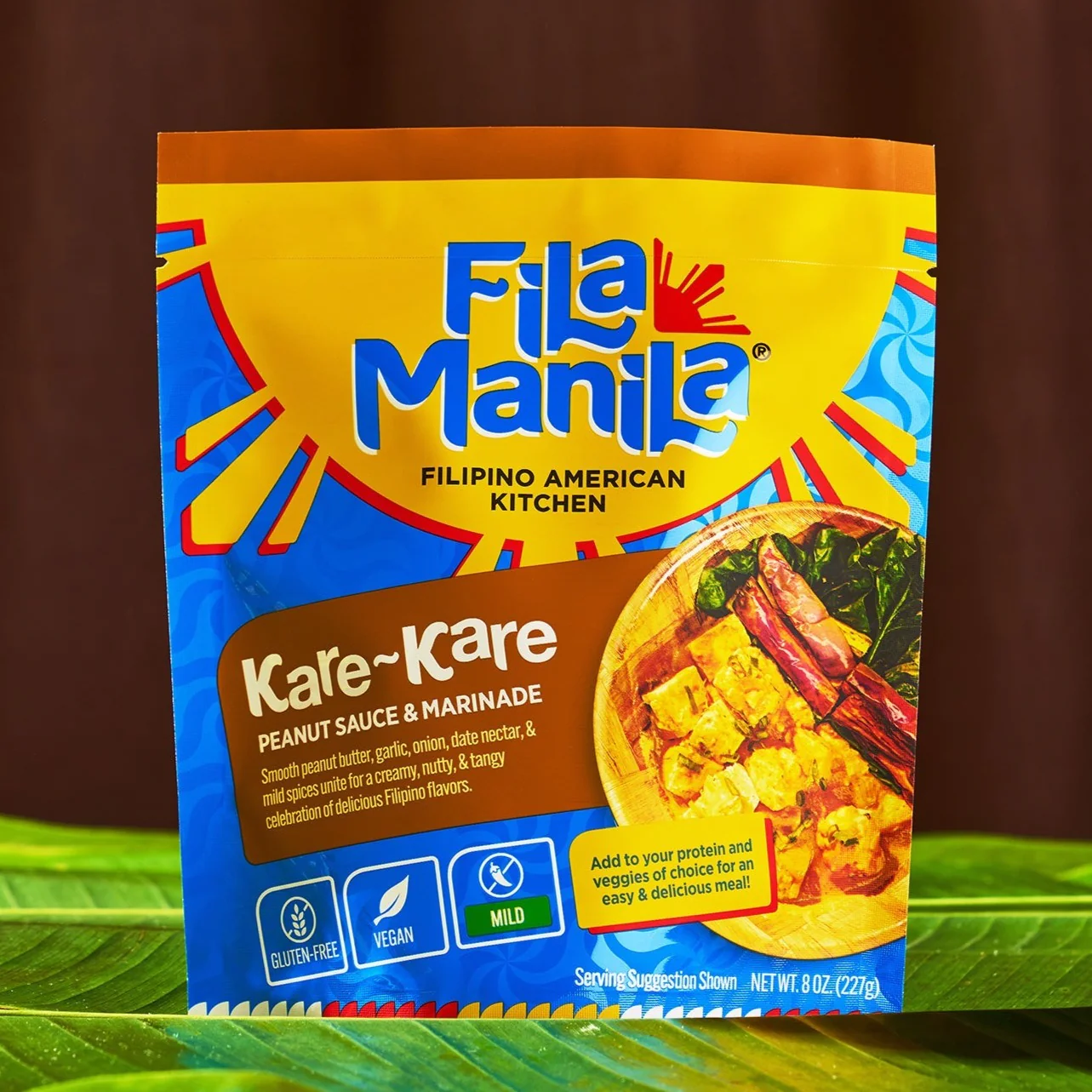 FILA MANILA KARE KARE FILIPINO PEANUT SAUCE - 1 / 6 / 8 oz pouch