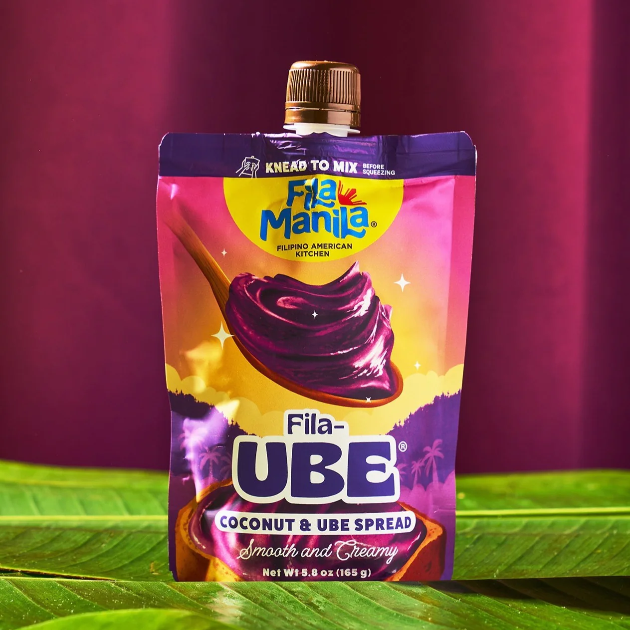 FILA MANILA UBE COCONUT PURPLE YAM SPREAD - 1 / 6 / 5.8 oz pouch