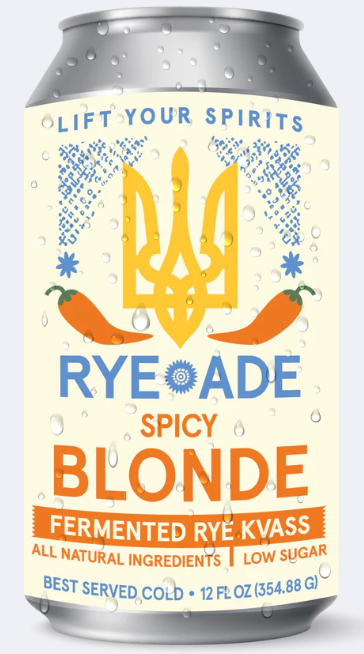 RyeAde Blonde Spicy - 1 / 6 / 12 oz can