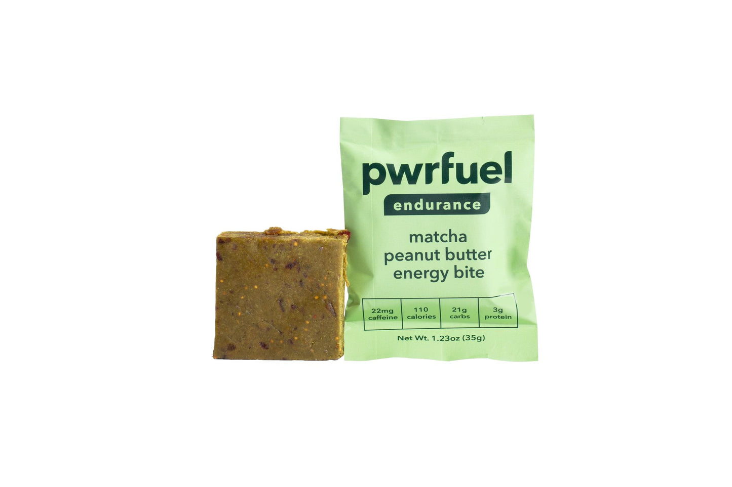 pwrfuel [endurance] Matcha Peanut Butter Energy Bite - 12 / 35 grm bar