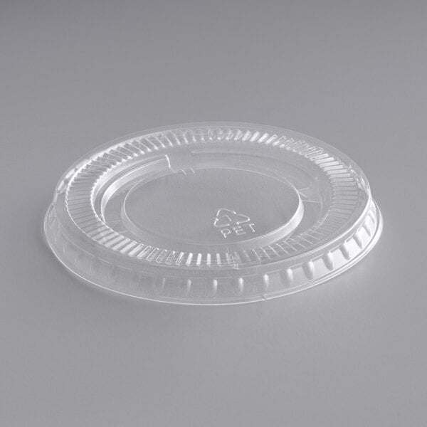 Choice Plastic Lid for Souffle Cup / Portion Cup - 2500/Case - 1 / 1 / 2500 ct ea