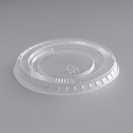 Choice Plastic Lid for Souffle Cup / Portion Cup - 2500/Case - 1 / 1 / 2500 ct ea