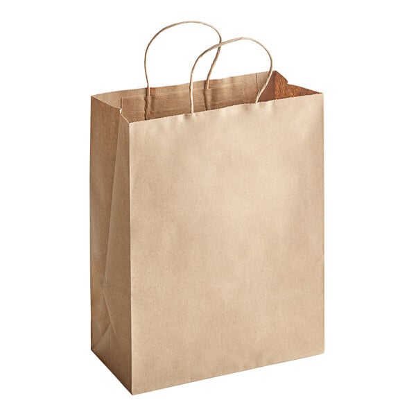 Choice Shopping Bag with Handles 10" x 5" x 13"- 250/Case - 1 / 1 / 250 ct ea