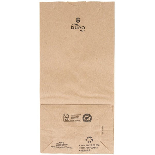 Duro Brown Paper Bag (no handles)- 500/Bundle - 1 / 1 / 500 ct ea